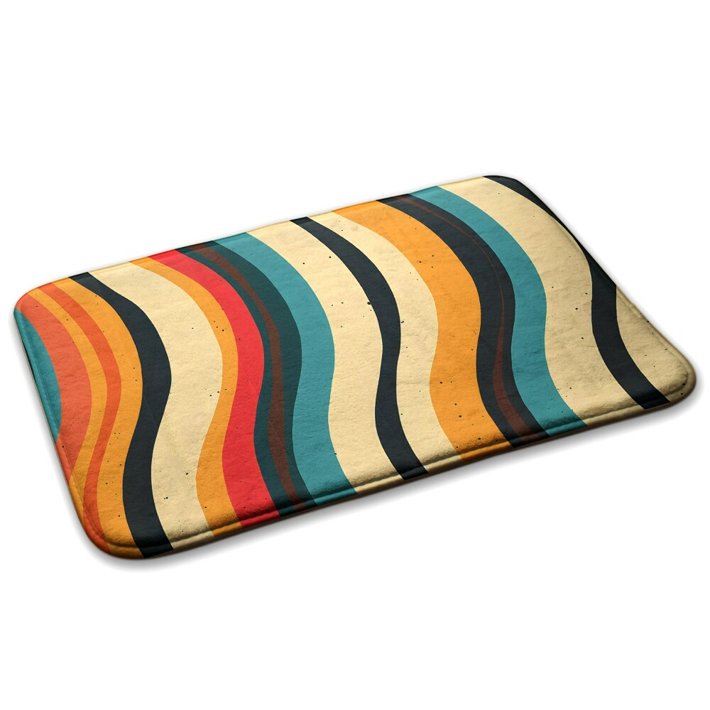 Koberec do kuchyne Abstraktné vlny