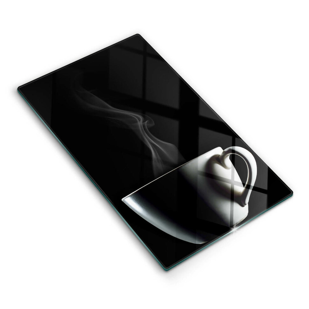 Doska na krájanie Šálka s parou na skle