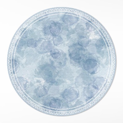 Okrúhly vinylový koberec Akvarelové škvrny abstrakcia