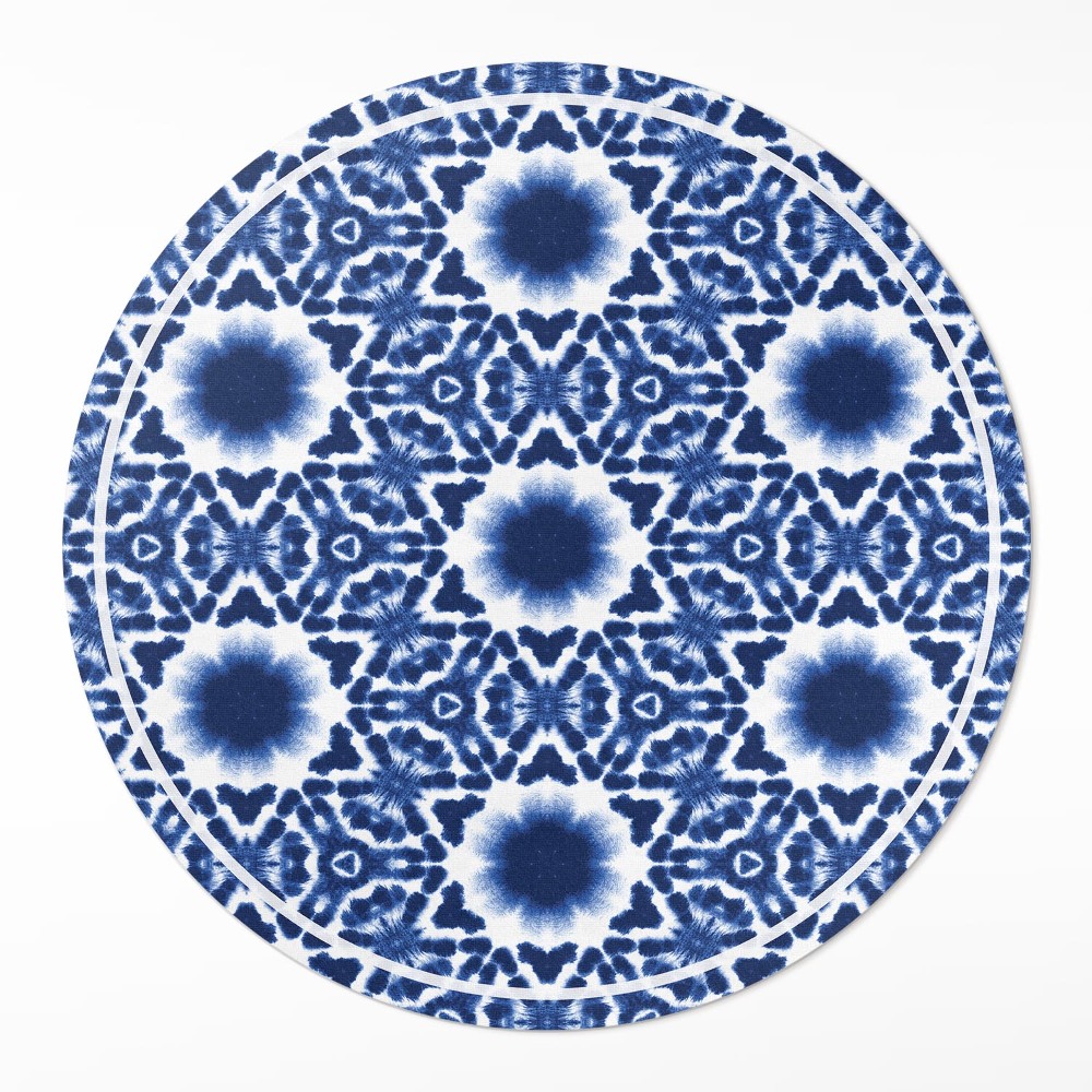 Okrúhly vinylový koberec Dekoratívna grécka mozaiková vzorka