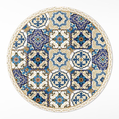 Okrúhly vinylový koberec Dekoratívne podlahové dlaždice