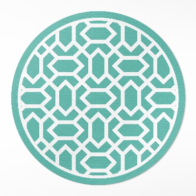 Okrúhly vinylový koberec Mozaika nepravidelných dlaždíc