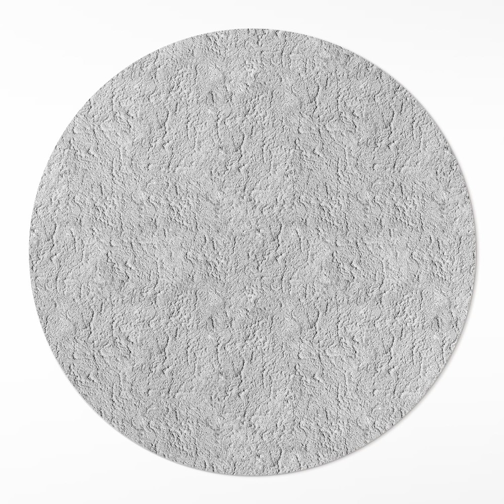 Okrúhly vinylový koberec Drsná textúra módny kameň