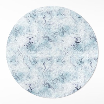 Okrúhly vinylový koberec Rozliaty atrament elegantná abstrakcia