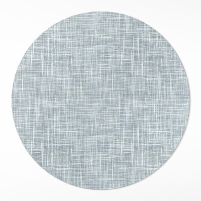 Okrúhly vinylový koberec Textúra ľanovej látky abstrakcia