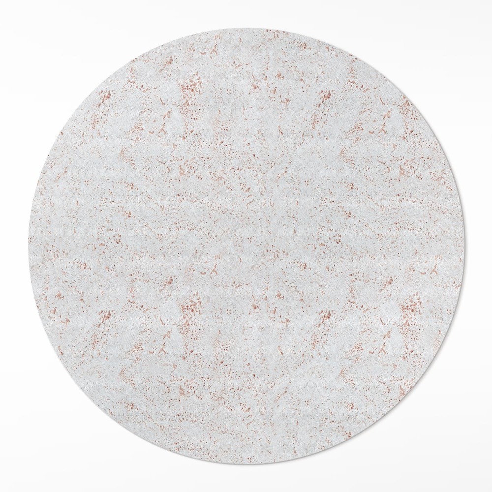 Okrúhly vinylový koberec Textúra kameňa ozdobný betón