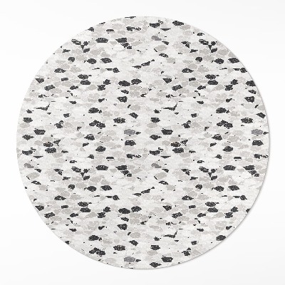 Okrúhly vinylový koberec Kamenná doska elegantný gres