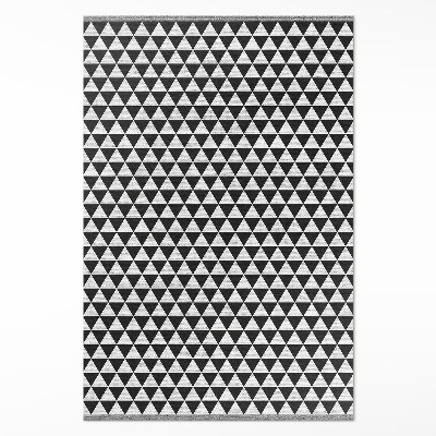 Vinylový koberec Geometrický vzor trojuholníky imitácia látky