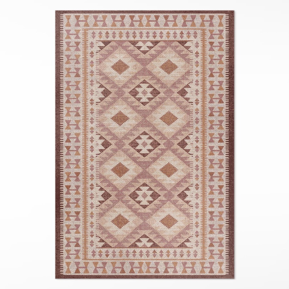 Vinylový koberec Vintage vzor dekoratívna imitácia látky