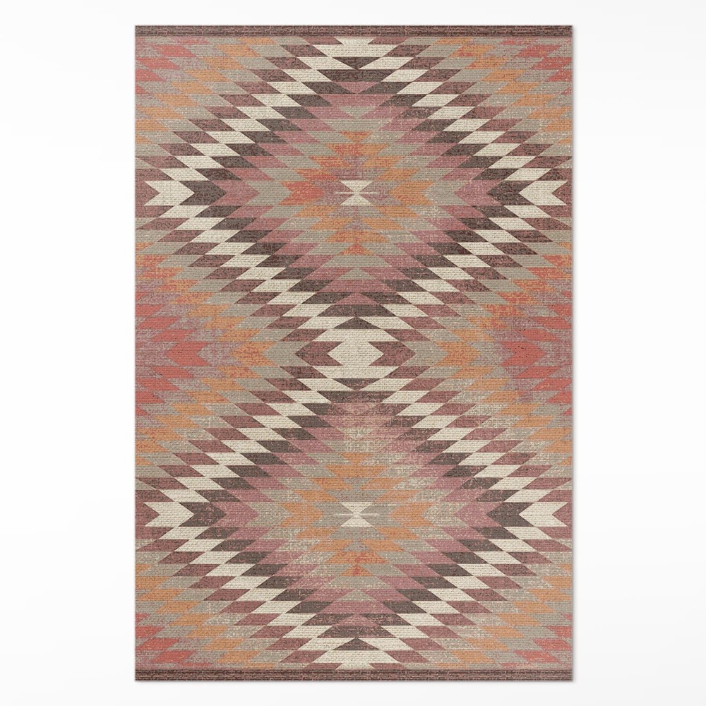 Vinylový koberec Turecký vzor ozdobná imitácia látky