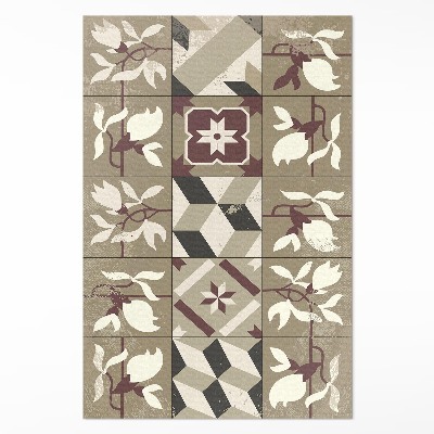 Vinylový koberec Magnólia dlaždice dekoratívna mozaika