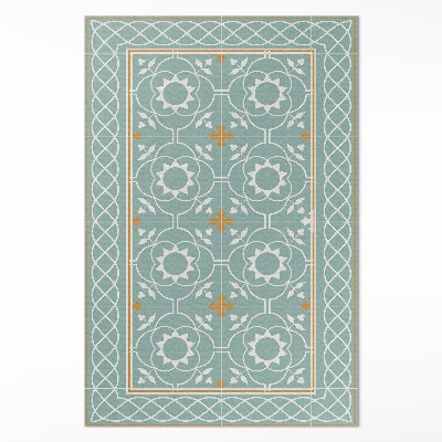 Vinylový koberec Vintage symetria dekoratívne dlaždice