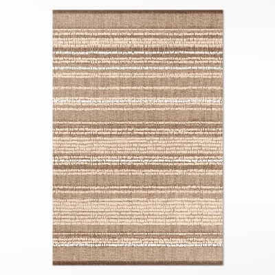 Vinylový koberec Hnedá látka štýl boho vintage