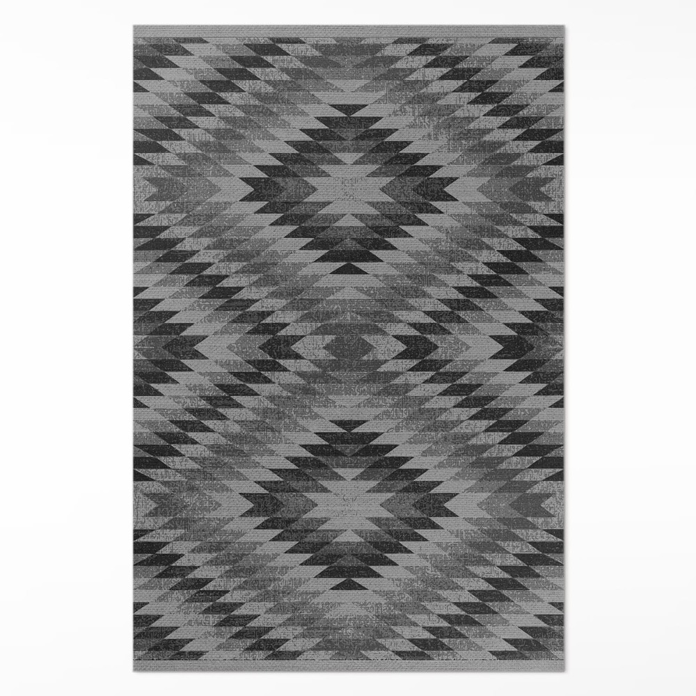 Vinylový koberec Tmavé rovnobežníky imitácia látky