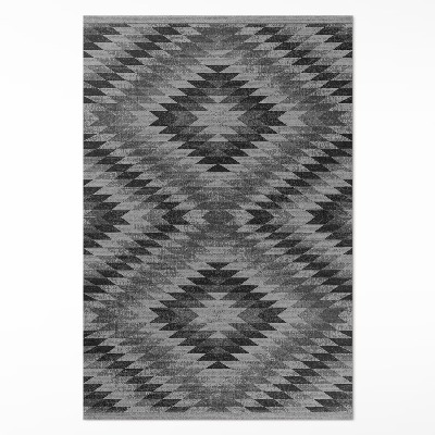 Vinylový koberec Tmavé rovnobežníky imitácia látky