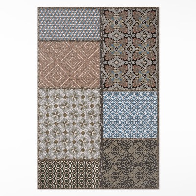 Vinylový koberec Rôzne textúry imitácia látky