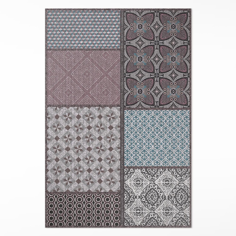 Vinylový koberec Zmes štýlov imitácia látky