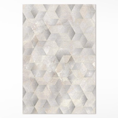 Vinylový koberec Kocky 3D moderný geometrický vzor