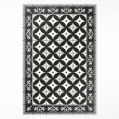 Vinylový koberec Kruhy na dlaždiciach španielska mozaika