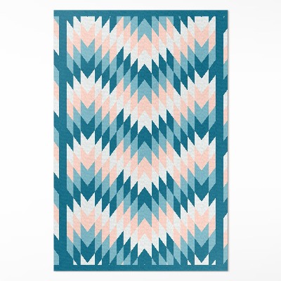 Vinylový koberec Geometrická rybia kosť moderný dizajn