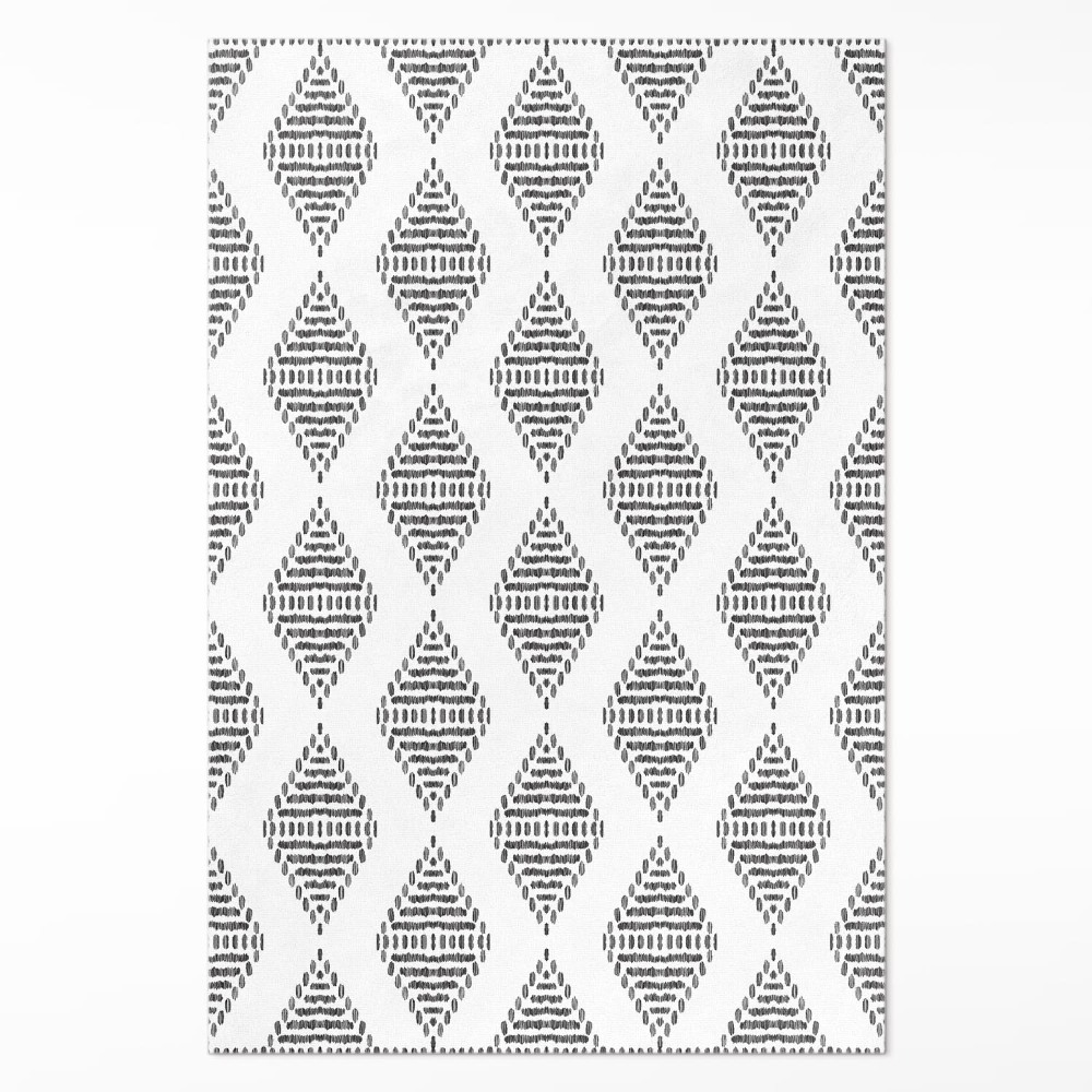 Vinylový koberec Geometrické kosoštvorce indiánsky vzor