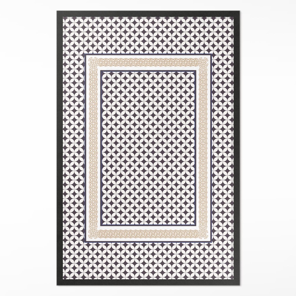 Vinylový koberec Geometrický vrkoč elegantná mozaika