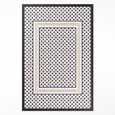 Vinylový koberec Geometrický vrkoč elegantná mozaika