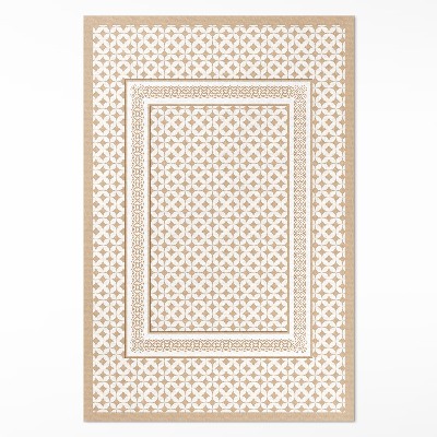 Vinylový koberec Geometrický vrkoč mozaika glamour