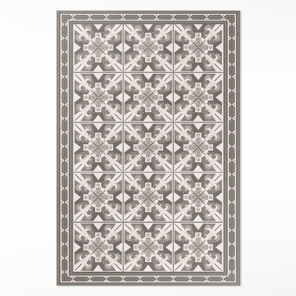 Vinylový koberec Geometrické kosoštvorce zdobené dlaždice