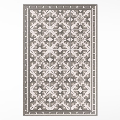 Vinylový koberec Geometrické kosoštvorce zdobené dlaždice