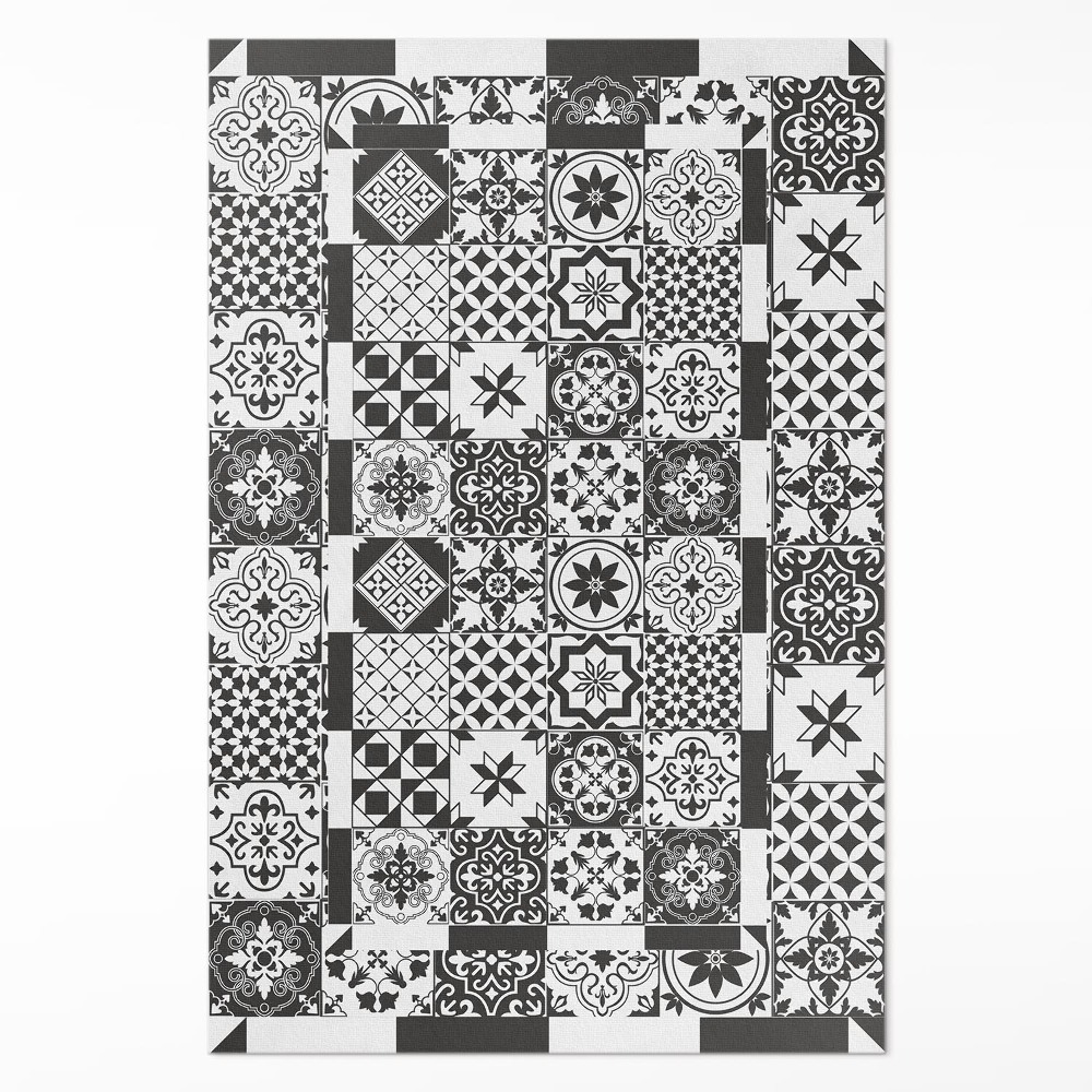 Vinylový koberec Španielske dlaždice vzorovaná mozaika