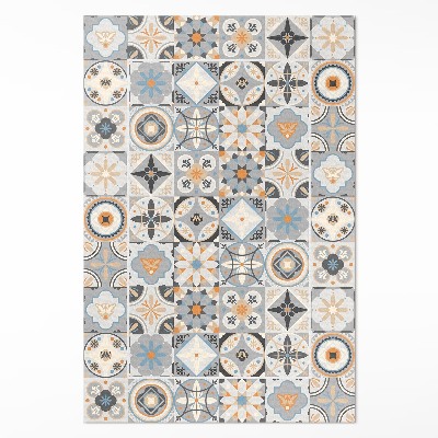 Vinylový koberec Španielske dlaždice pastelová mozaika