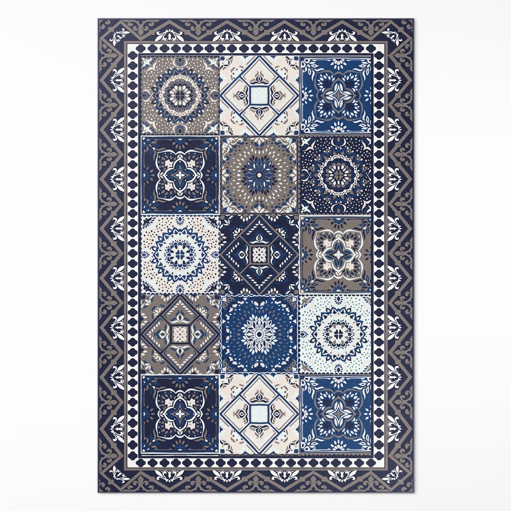 Vinylový koberec Kvetinové dlaždice elegantné dlaždice