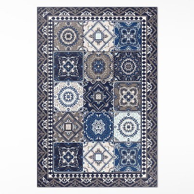 Vinylový koberec Kvetinové dlaždice elegantné dlaždice