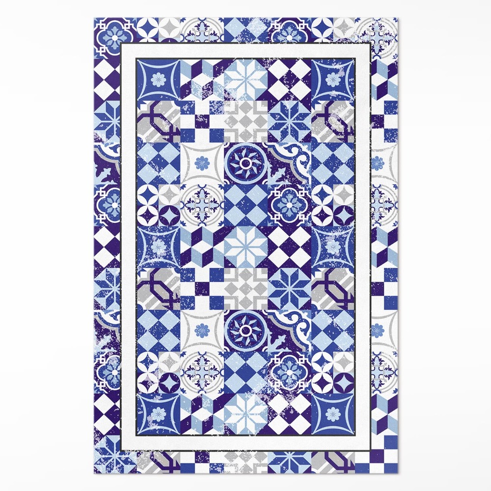 Vinylový koberec Španielske dlaždice dekoratívna mozaika