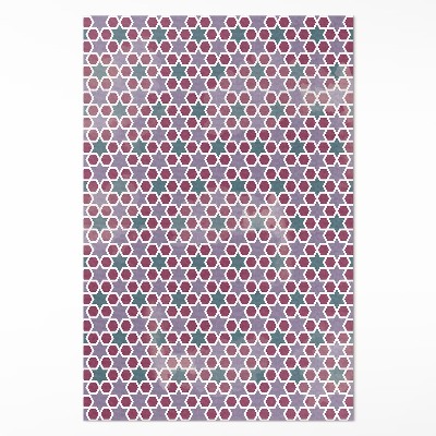 Vinylový koberec Geometrické hviezdičky drobná mozaika