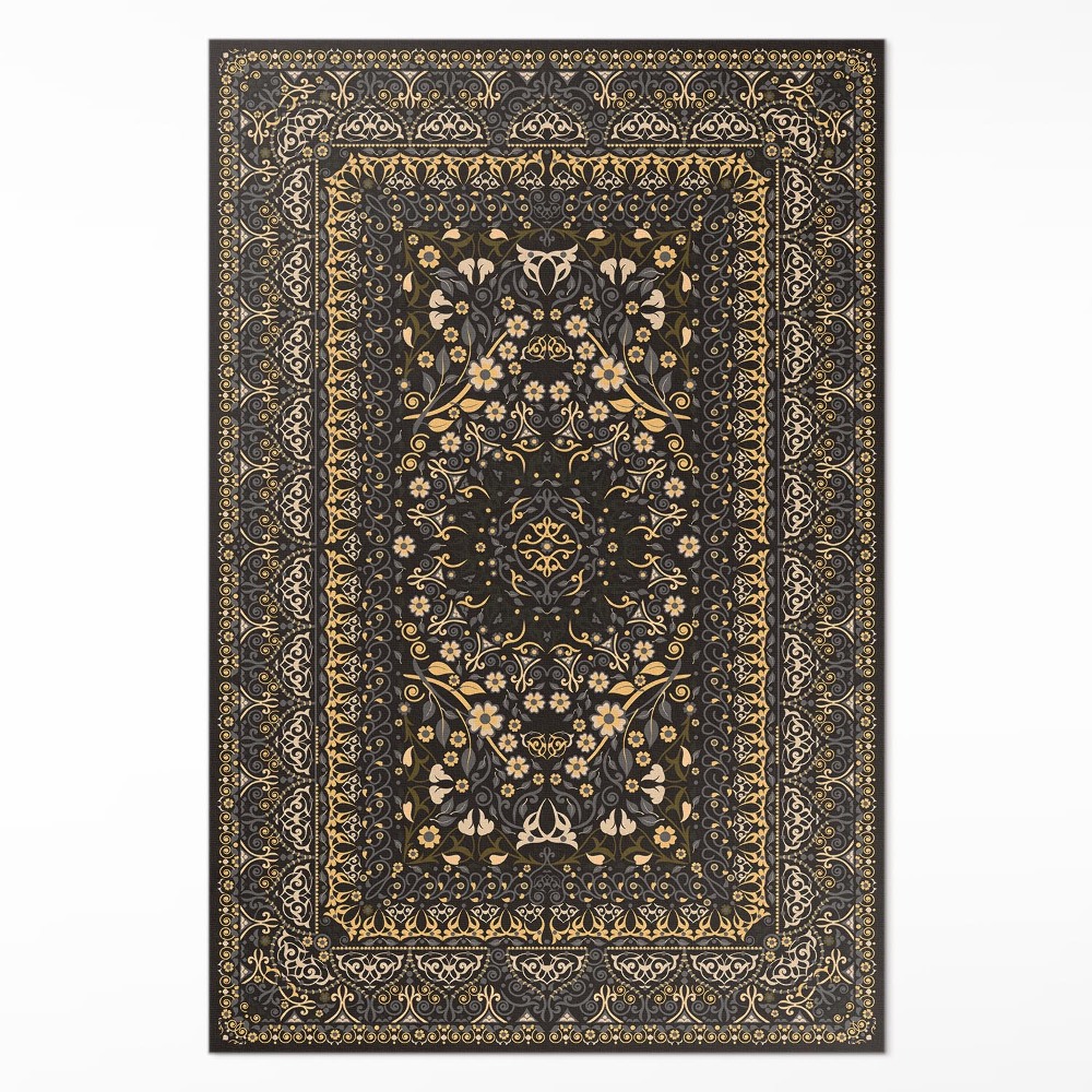 Vinylový koberec Rastlinné dekorácie ornamentálny vzor