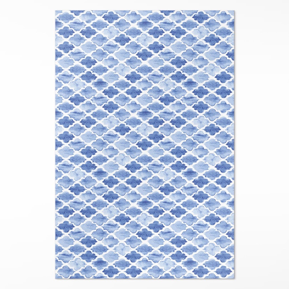 Vinylový koberec Stredomorská mozaika akvarelové dlaždice