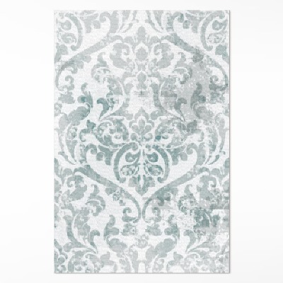 Vinylový koberec Škvrny a ornament štýl vintage