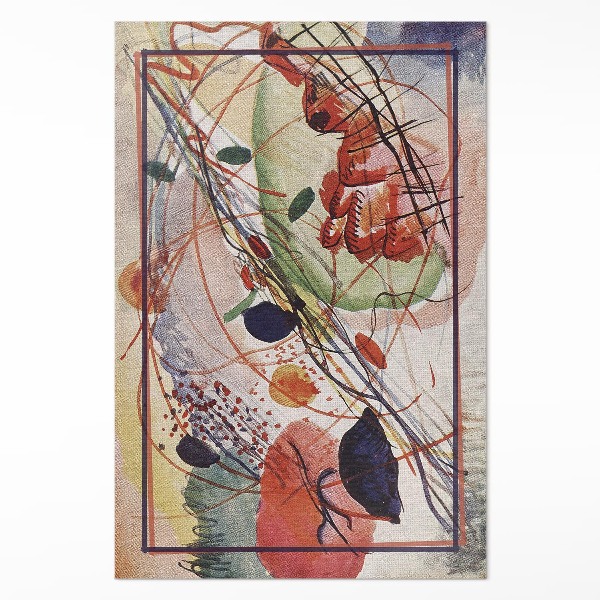 Vinylový koberec Farebná akvarela Wassily Kandinsky