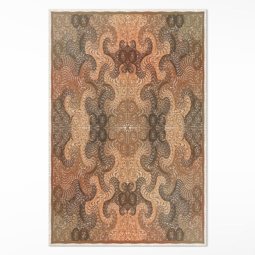 Vinylový koberec Dekoratívne špirály orientálny vzor