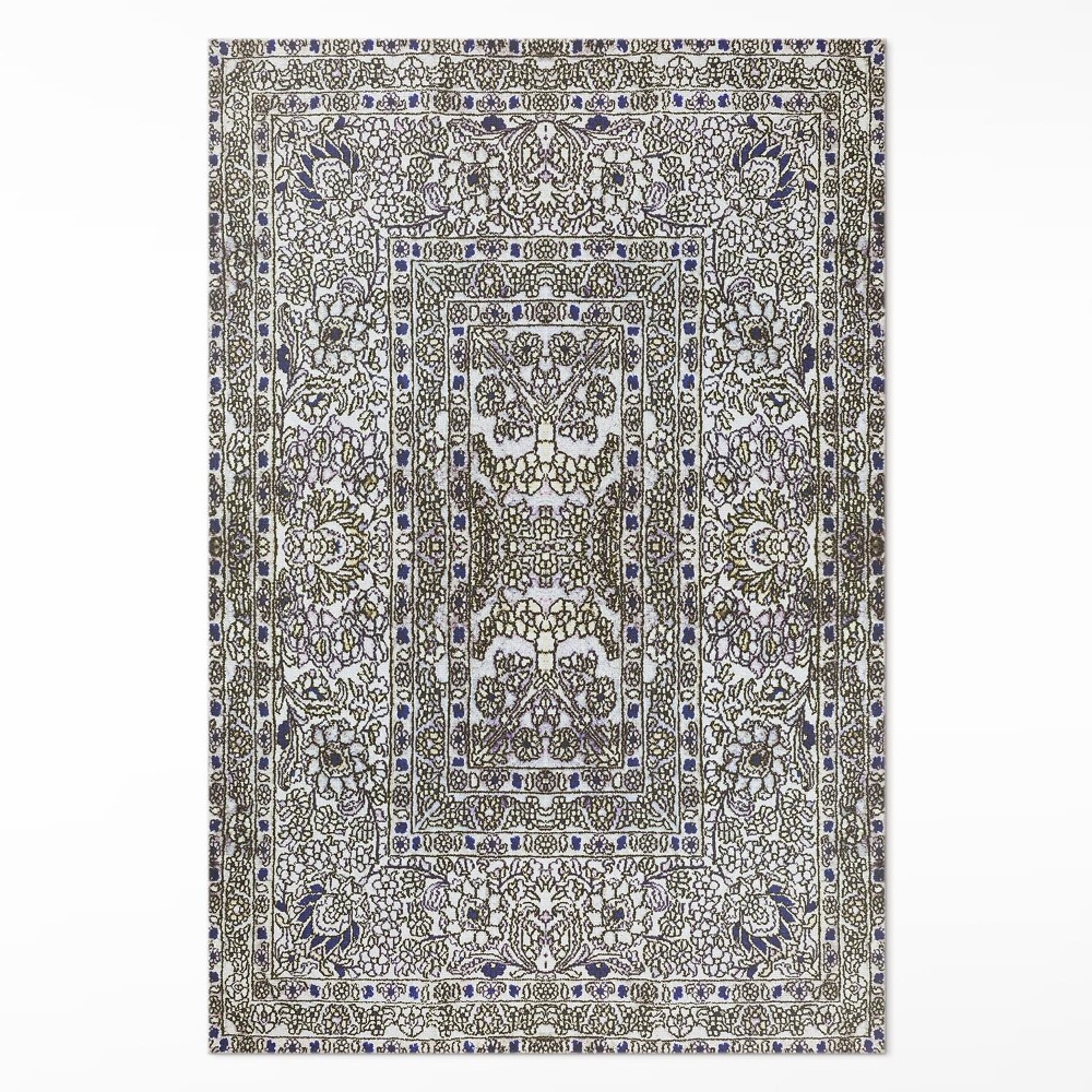 Vinylový koberec Grafický lineárny vintage sivý