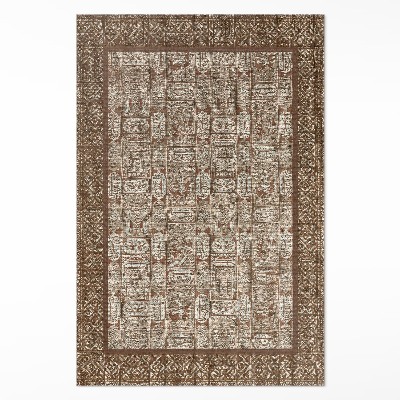 Vinylový koberec Ornamentálna mozaika vzor vintage