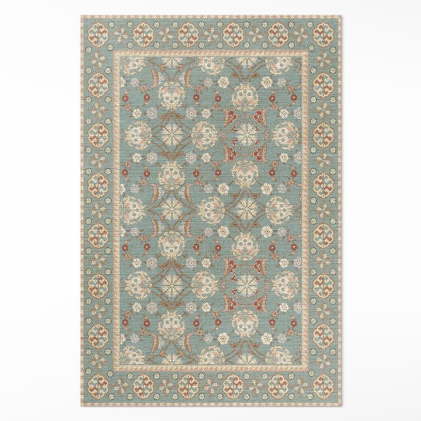 Vinylový koberec Vintage kvetinový vzor rastlinné ornamenty