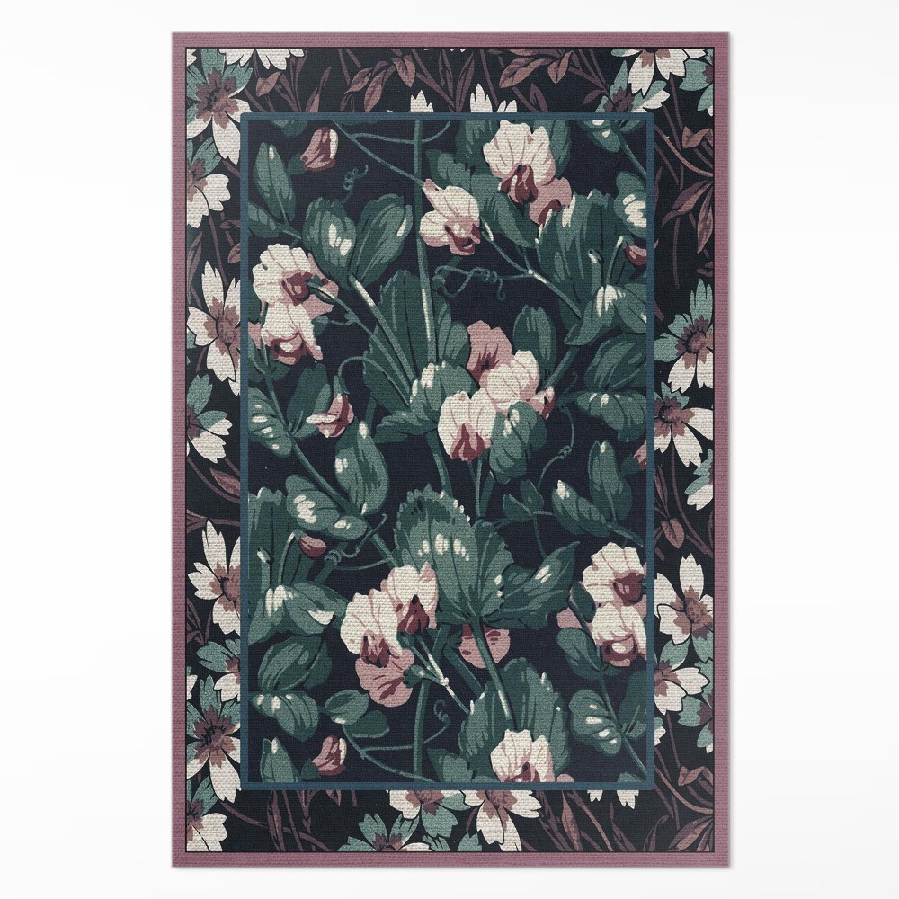 Vinylový koberec Albert Racinet kvetinový vzor