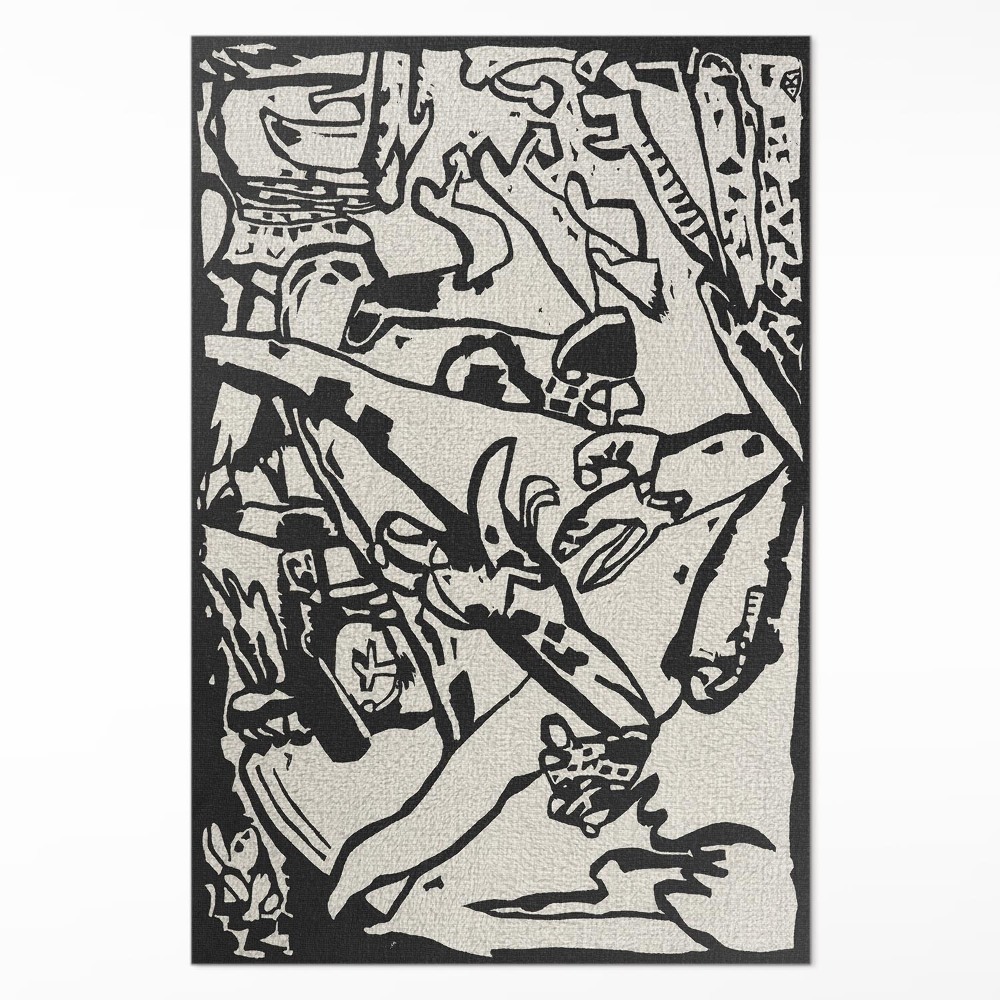 Vinylový koberec Kompozícia Wassilyho Kandinského