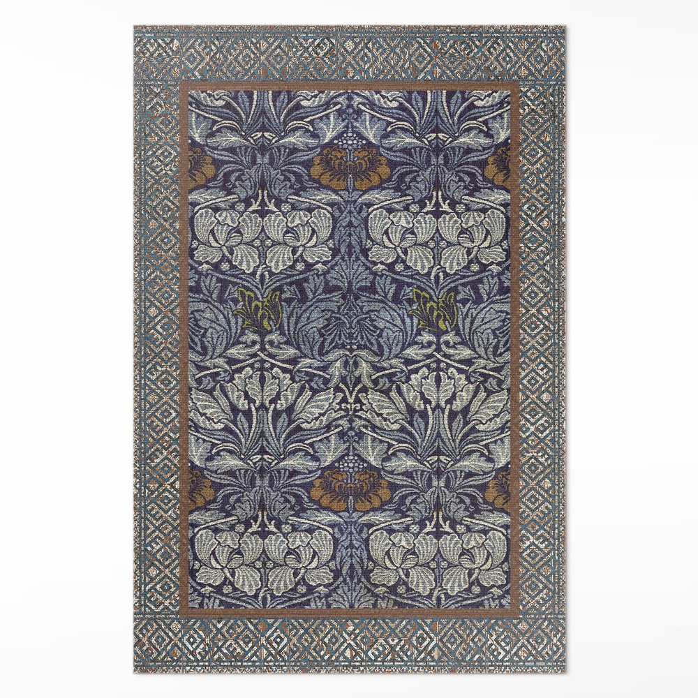 Vinylový koberec Ozdobné rastlinné motívy vzor vintage