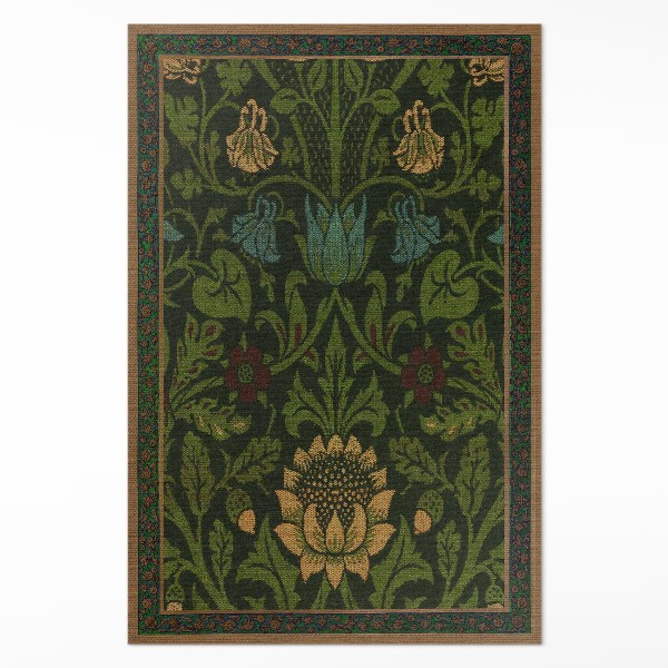 Vinylový koberec Kvetinové motívy William Morris