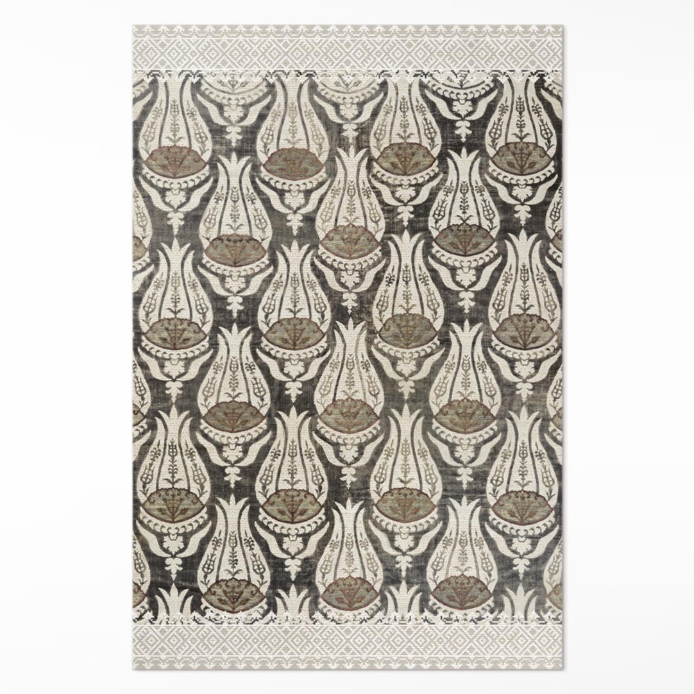 Vinylový koberec Kvetinové džbány William Morris