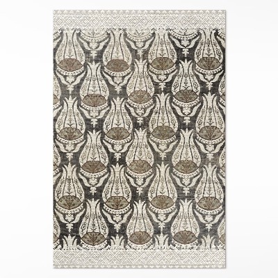 Vinylový koberec Kvetinové džbány William Morris